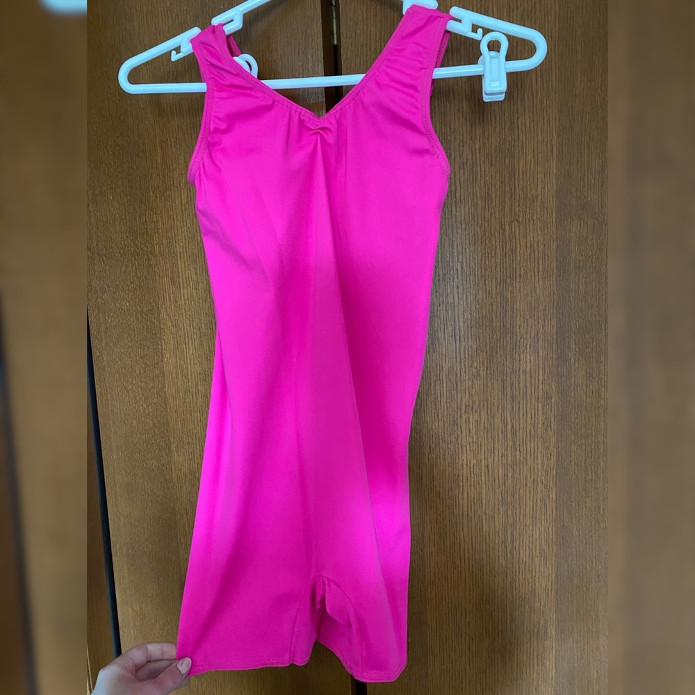 Pink unitard